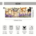 thumbnail image 3 of Rdsfhsp Cat Window Valance Curtain, Cute Cats on Fence Pattern Decorative Rod Pocket Short Curtain for Bedroom Kitchen Decor, 3 of 5