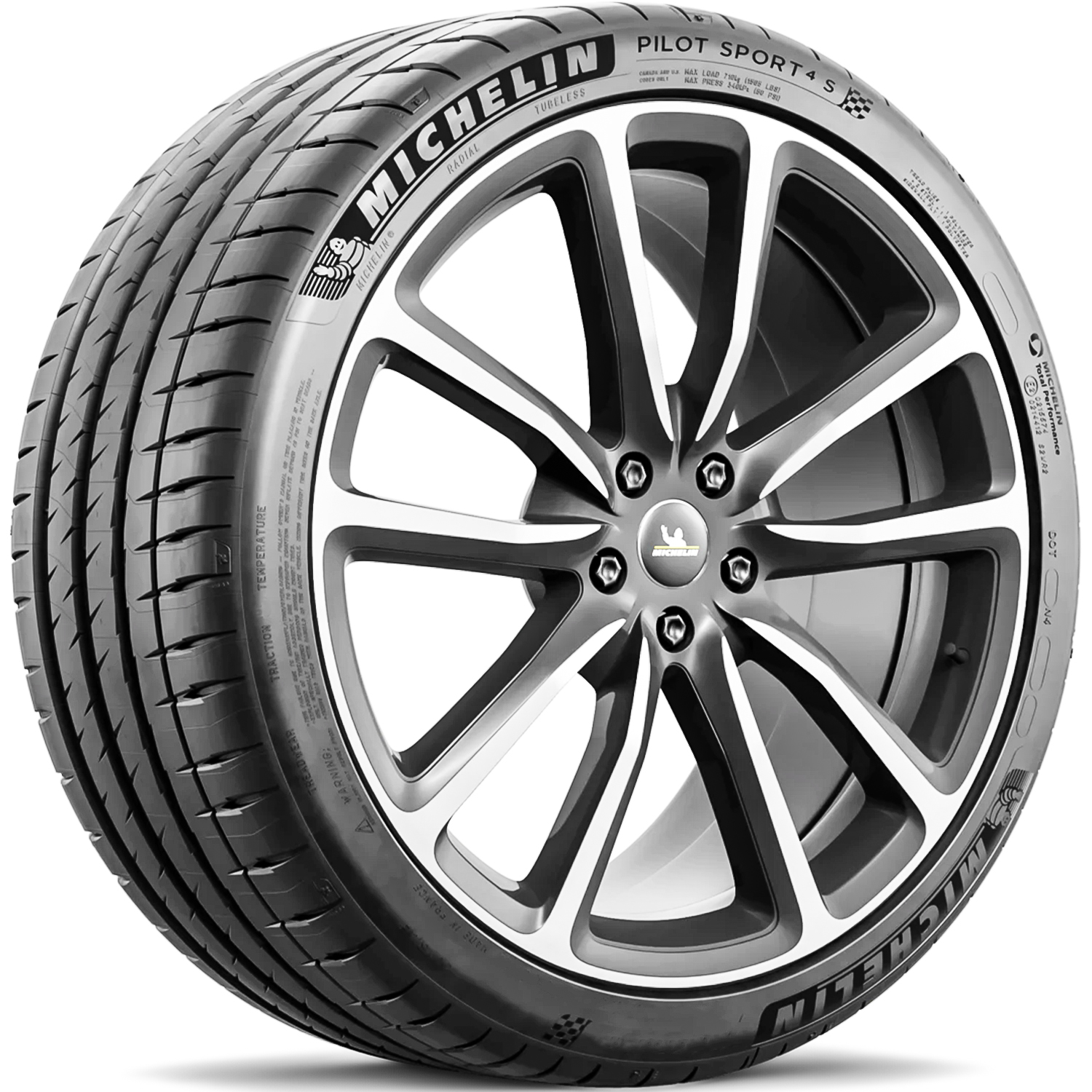 Michelin Pilot Sport 4S Performance 215/45ZR17 (91Y) XL Passenger Tire - image 5 of 8
