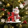 thumbnail image 5 of SPOORYYO Christmas Tree Ornament Hanging Decor, Acrylic Christmas Decoration Pendant with Hanging Rope for Tree, Wreath, Wall and Holiday Display, STYLE H, 5 of 7