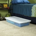 thumbnail image 3 of Sterilite 39L Underbed Storage Box- White- 6PK, 3 of 3