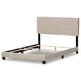 thumbnail image 4 of Bowery Hill Tufted Queen Panel Bed in Beige, 4 of 5