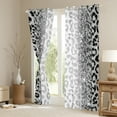 thumbnail image 3 of jejeloiu Cheetah Print Curtains and Drapes,Leopard Pattern Black Out Curtains,Gray Bling Print Curtains Pack of 2 (52x63 Each) For Teens Kids,Breathable Home Decor, 3 of 6