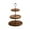 Coffee, variant on Wooden 3-Tier Dessert Stand for Christmas – Rustic Display Rack for Cakes, Cupcakes & Cookies – Solid Wood, Easy Assembly, Portable & Multi-functional Tray