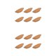 thumbnail image 2 of Injueey Soporte para palillos de de 6 piezas, exquisita forma de hoja de repuesto, elegante restaurante, soporte para banquetes, estante Color natural 2piezas, 2 of 6