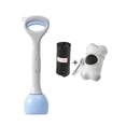 thumbnail image 1 of Recogedor de excrementos para perros, recogedor de excrementos para mascotas, duradero, recogedor de heces para mascotas, Azul 49cm, 1 of 9