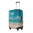 thumbnail image 2 of Daiia Shopping Cart On Tropical Beach Luggage Cover, Thickened Washable Travel Luggage Covers, Elastic Unique Baggage Covers for 18-20 inch Luggage-Small, 2 of 9