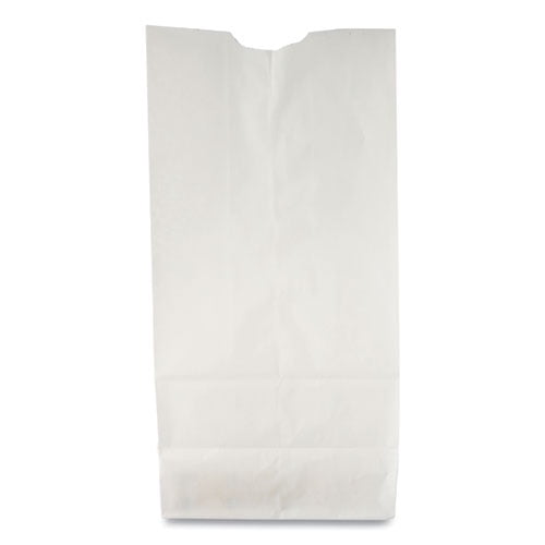 Grocery Paper Bags, 35 Lbs Capacity, #10, 6.31"w X 4.19"d X 13.38"h, White, 500 Bags | Bundle of 2 Bundles