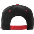 thumbnail image 2 of Original Team Coach Snapback Hat Classic Layered Arched Letters Flat Bill Cap, 2 of 3