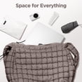 thumbnail image 4 of Bolsa acolchada Babysun para mujer, grande, acolchada, de nailon, 4 of 7