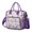 Purple-21, variant on Vibrant Indian Tribal Lunch Tote - Large Leakproof Insulated Cooler Bag with Multi-Pocket Storage, Ideal for Travel & Outdoor Activities