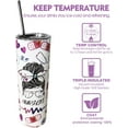 thumbnail image 6 of Nurse Tumbler with Lid and Straw- Nurse Gifts for Women- Cute Nurses Mug Cup Water Bottle, Skinny Tumbler - Nurse Life Cup School Nurse Girl Coffee Mug Nurse Gifts for Women, 6 of 6