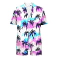 thumbnail image 7 of Nmnitkp Women's Hawaiian Vacation Outfits Tropical Print Shirt and Shorts Set Floral Short Sleeve Button Down Shirts Outfits Beach Sets Resort Wear S-2XL, 7 of 7