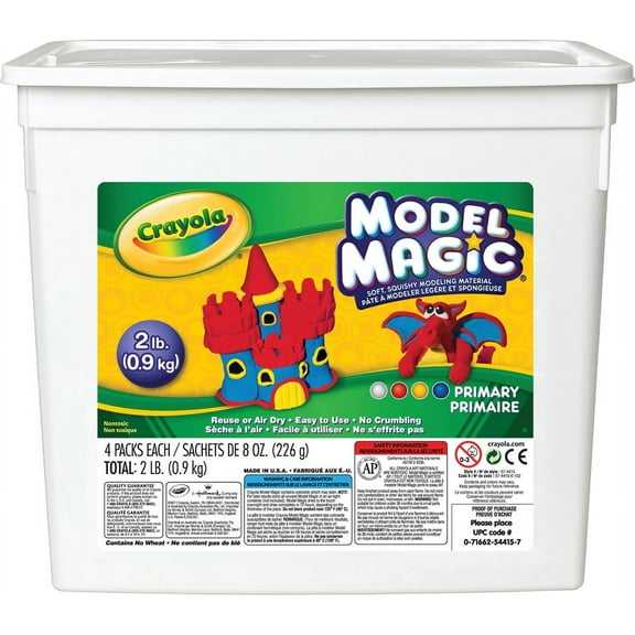 Crayola® Model Magic® Modeling Compound, Asstd Colors, 2 lb. Tub