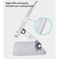 thumbnail image 4 of tredstone Desktop Laptop Stand Height Universal Notebook Foldable Computer Bracket Lifting Cooling Tablet Accessories Holder Silver, 4 of 9