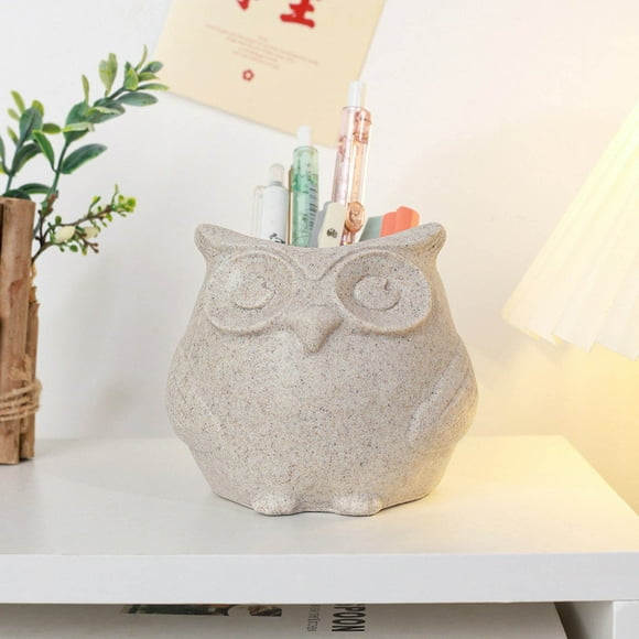 Yatlte Owl Planter Succulent Plant Pot, Succulent Plant Pot Cactus Plant Pot Flower Pot, Container Planter with Drainage Hole Home Office Desk Garden Gift Idea
