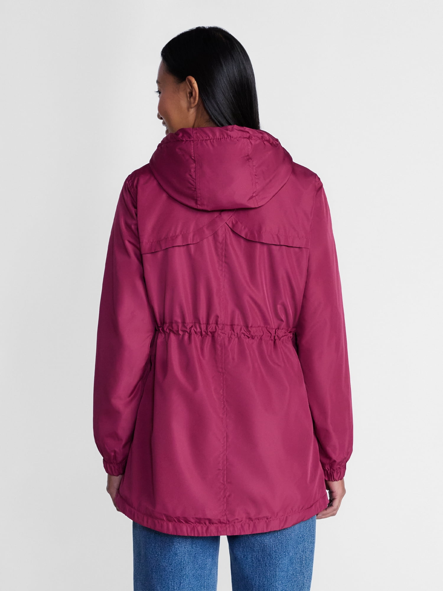 Big Chill Women's and Women's Plus Lined Anorak Jacket with Hood, Sizes S-3X