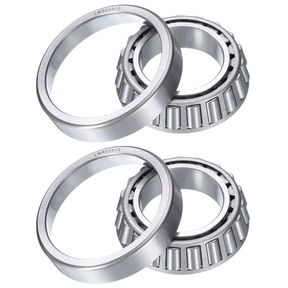 Uxcell 2Pcs LM501349/LM501310 Tapered Roller Bearing Cone Cup, 1.625" Bore x 2.891" OD