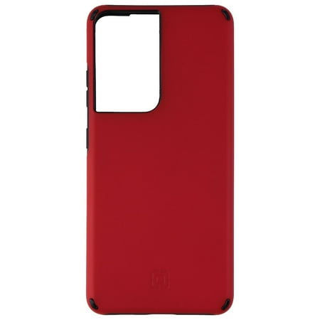 Incipio - Duo Case for Samsung Galaxy S21 Ultra 5G - Salsa Red/Black