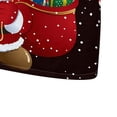 thumbnail image 6 of YINKUU Christmas Chair Covers 4pcs Merry Christmas Dining Room Chair Back Slipcovers Santa Claus Snowman Xmas Chair Covers for Christmas Holiday Home Decor, 6 of 10