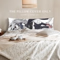 thumbnail image 3 of loona Anime Hugging body Pillow case Body Pillows Body Pillow Anime Body Pillow Anime Girl short plush Pillow cover Throw Pillow Covers Dakimakura 59”x20”, 3 of 6
