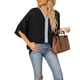 thumbnail image 2 of Txlixc Dolman manga cuello en V mujer #39;st - camisa gasa suelta Split verano Street Top Txlixc  moda, 2 of 6