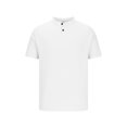 thumbnail image 6 of CaiJunJia George T Shirts for Men,Men's Casual Henley Shirts Classic Button Cotton Short Sleeve T-Shirt Summer Basic Solid Lightweight Tees Tops, 6 of 6
