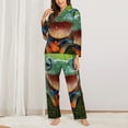 thumbnail image 2 of Rocae Tree Frog for Pajamas for Women Set Lounge Sets Women's Long-Sleeved Pj Set -X-Large, 2 of 7