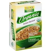 Village Farm: Maple Spice Organic Instant Oatmeal, 11.29 oz