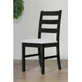 thumbnail image 3 of Home Design Athens Dining Chair (Set of 4), Black/Gray, 3 of 5