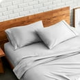 thumbnail image 3 of Bare Home Pillowcase Set - Premium 1800 Collection - Double Brushed - Ultra Soft - Standard Size, Cloud Gray, 2 Count, 3 of 8