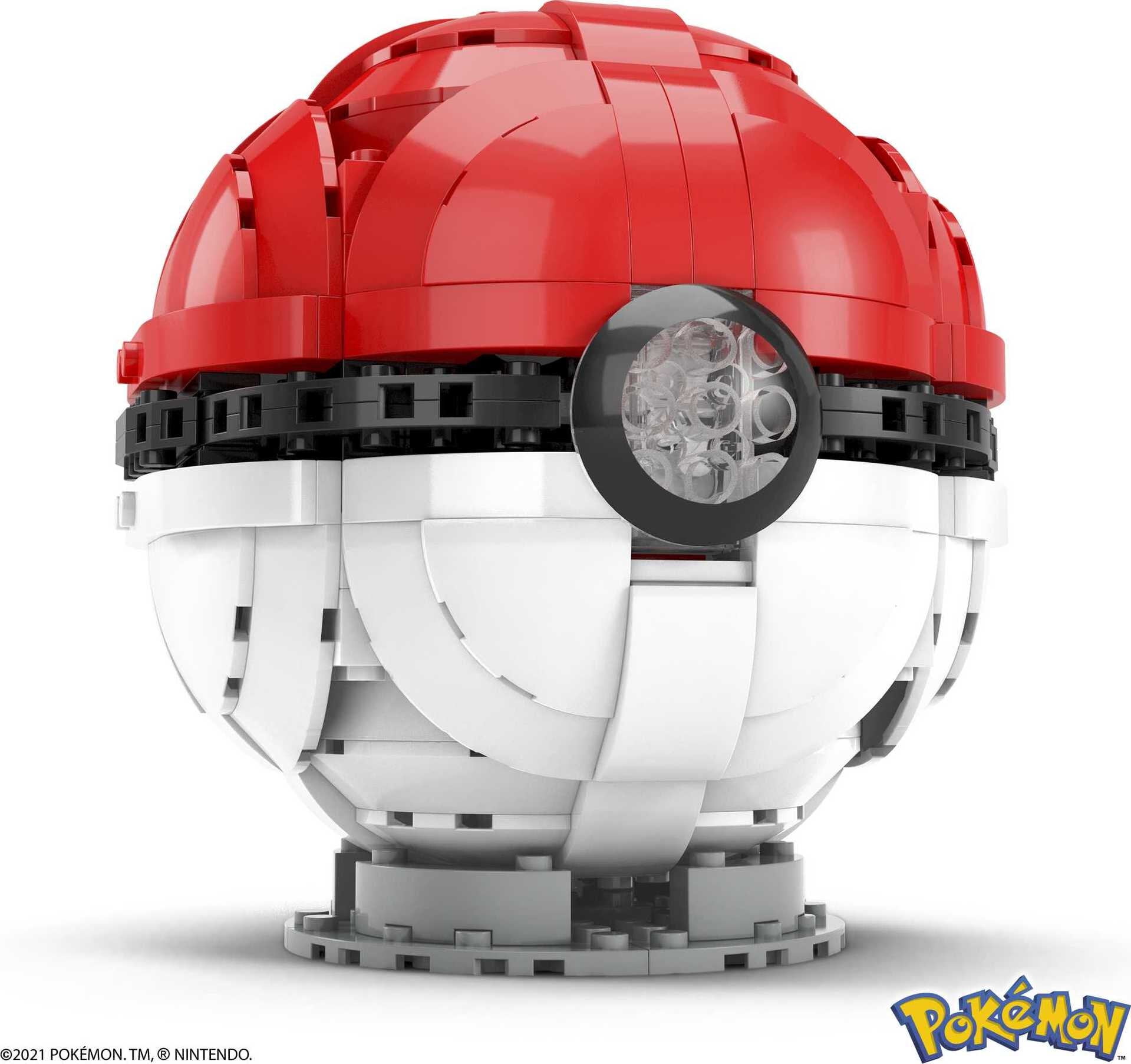 Mega Pokemon Jumbo Great Ball Building Kit With Lights - 299pcs