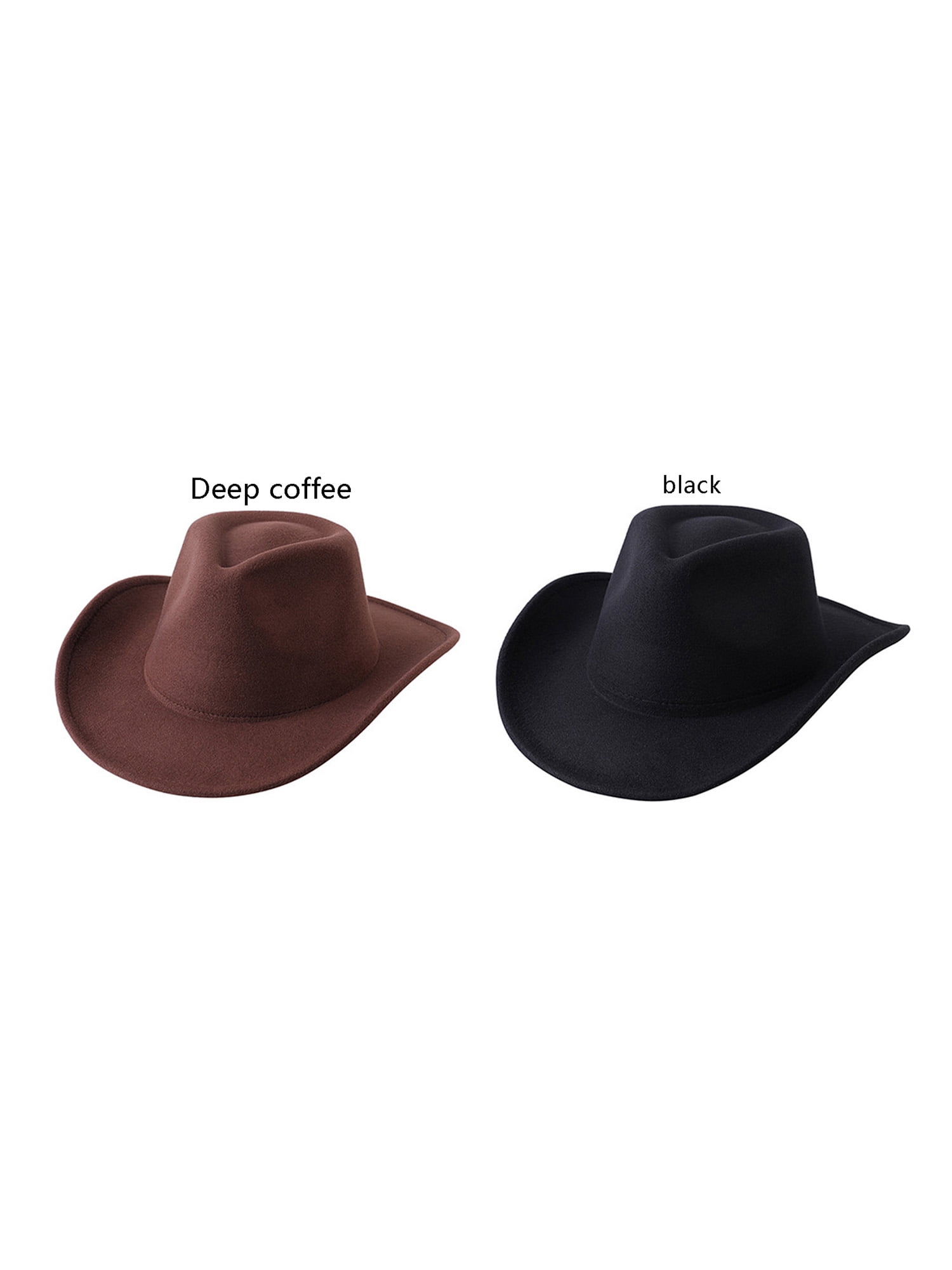 Nituyy Men Women Felt Cowboy Hat 