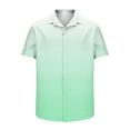 thumbnail image 6 of Arnsht Mens Dress Shirts Short Sleeve Stretch Casual Button Down Shirts Wrinkle Free Slim Fit Dress Shirt for Men Green XL, 6 of 6