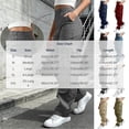 thumbnail image 3 of Axiiglly Cargo Pants Women Button Zip High Waist Work Pants with Multi Pockets Plus Size Climbing Hiking Athletic Trousers S-3XL, 3 of 9