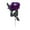purple, variant on Muecwrye Faux Eyeball Flowers, Halloween Black Artificial Roses Flowers with Eyeballs, Fake Silk Rose Bouquets for Halloween Decorations, Porch and Indoor Spooky Home Decor