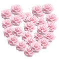 thumbnail image 1 of simhoa 100 Pcs Small Artificial Rose Flower Head Decorations 8cm Pink, 1 of 8