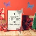 thumbnail image 3 of Simulation Butterfly Christmas Plastic Decoration Accessories Layer Gold Powder Glitter New Artificial Flower  Tree, 3 of 10