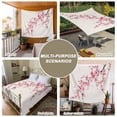 thumbnail image 6 of Cherry Blossoms Tapestry for Bedroom Wall Hanging Tapestry, Pink Flower Floral Spring Nature Country Ceiling Backdrop Tapestries Poster Blanket Wall Decor for Teens Room Living Room Dorm 59" x 79", 6 of 8