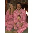 thumbnail image 5 of Family Christmas Pajamas Set Striped Print Adults Kids Matching Clothes Button Shirt+Trousers Boys Girls Clothing Sets Xmas Look, 5 of 5
