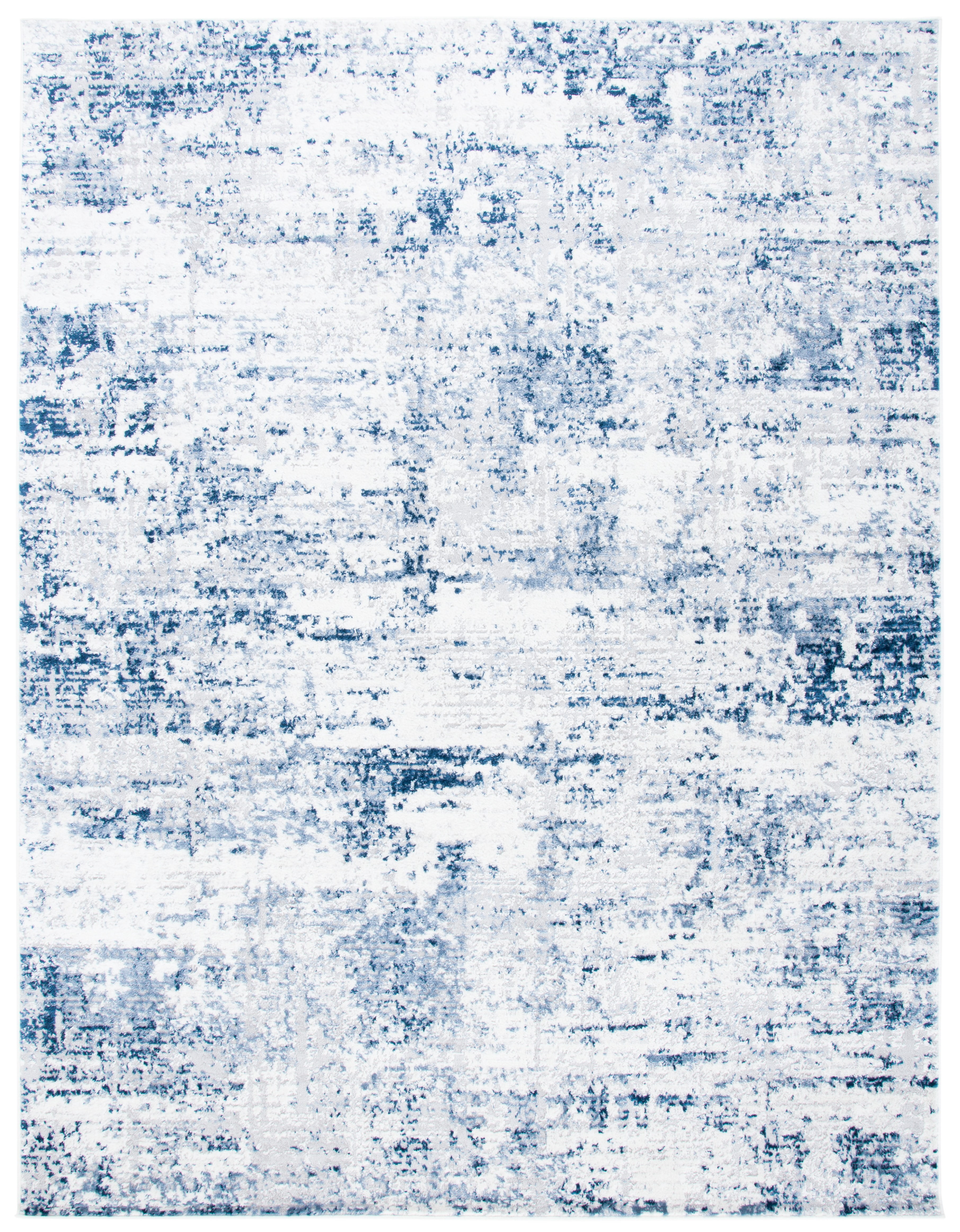 Safavieh Amelia Ian Abstract Area Rug, Ivory/Navy, 10' x 14'