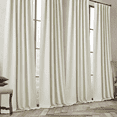 NICETOWN Natural Faux Linen Room Darkening Curtains & Drapes 84 inches
