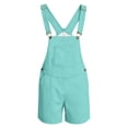 thumbnail image 5 of Overall Shorts for Men Stretchy Solid Color Romper Work Jumpsuits Mint Green L, 5 of 6
