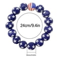 thumbnail image 4 of Xihbxyly Pulsera Del Día de La Independencia, Llamativo Diseño de Pentagrama, Resina Versátil, Ideal para Fiestas y Celebraciones, Ideal para Todas Las Edades, Gran Regalo., 4 of 5