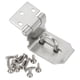 thumbnail image 2 of Stainless Steel Hasp Lock Anti-theft Door Clamp 90 Degree Shed Latch Security Padlock Home Door Cabinet Drawer Locks, 2 of 11