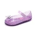 thumbnail image 4 of Jelly Shoes for Girls, Closed-Toe Princess Sandals with Metal , Crystal Glitter Design for Spring Summer Beach, 4 of 9