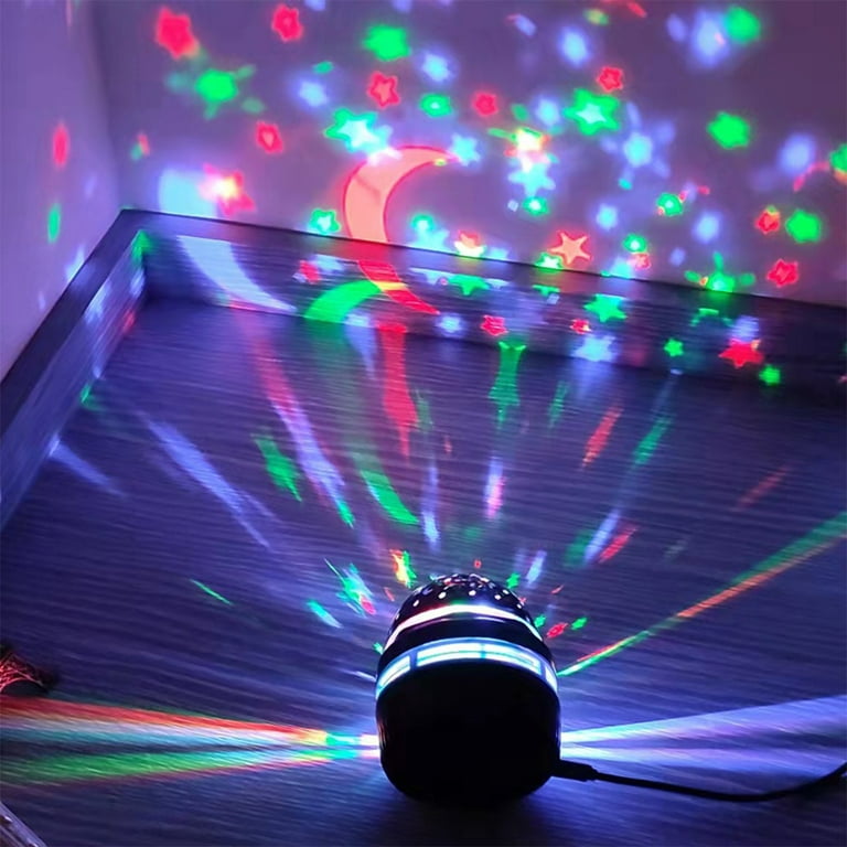 Bedroom Decor Night Lights Rotating Starry Sky Magic Projector