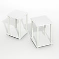 thumbnail image 4 of Furinno Simplistic End Table, Set of Two, Plain White/White, 4 of 4