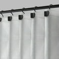 thumbnail image 1 of Cortina de baño Moorefield Flowers 183x183 cm con ojales negros, dobladillo magnetico y tacto suave, Blanco, 1 of 7