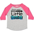 thumbnail image 3 of Inktastic Don't Mess with My Little Brother Boys or Girls Toddler T-Shirt, 3 of 5