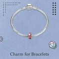 thumbnail image 3 of 925 Sterling Silver Charm for Bracelets Christmas Santa Claus Charms Women Bracelet Charm, 3 of 5